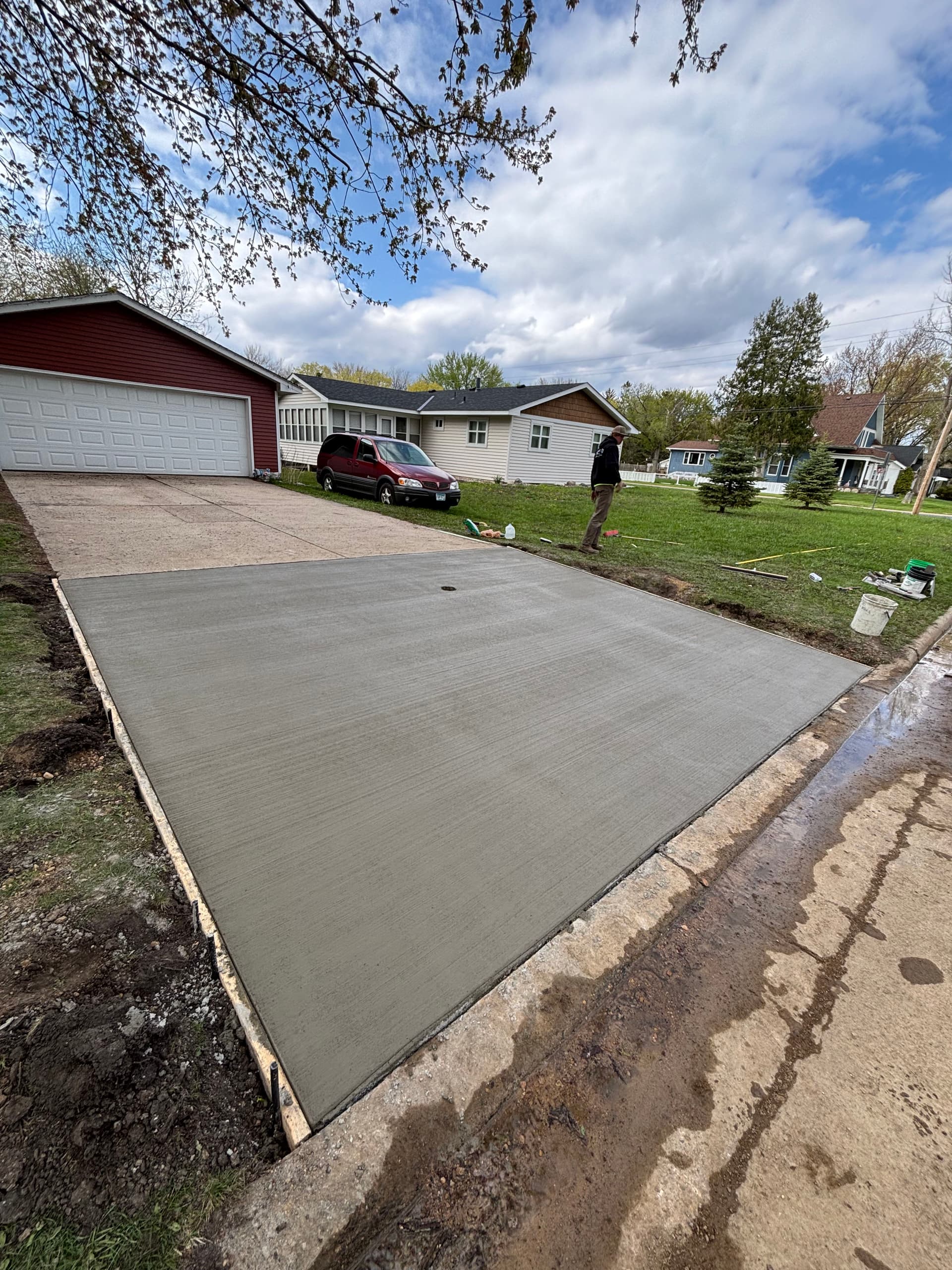 Gallery photos for Concrete Driveway Extension Done Right in Watertown: Image #1