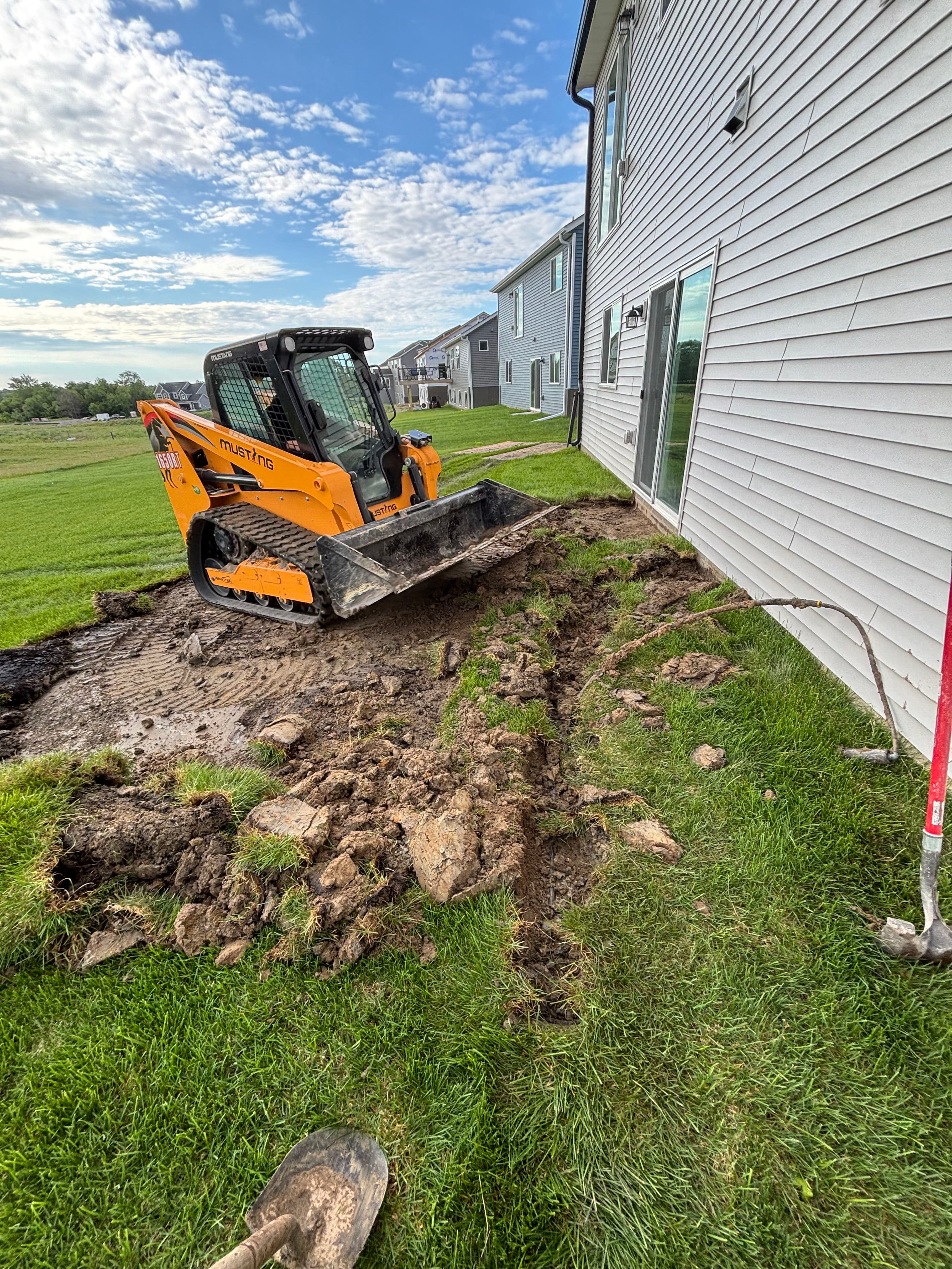Project From Rough Ground to Concrete Patio in Delano image