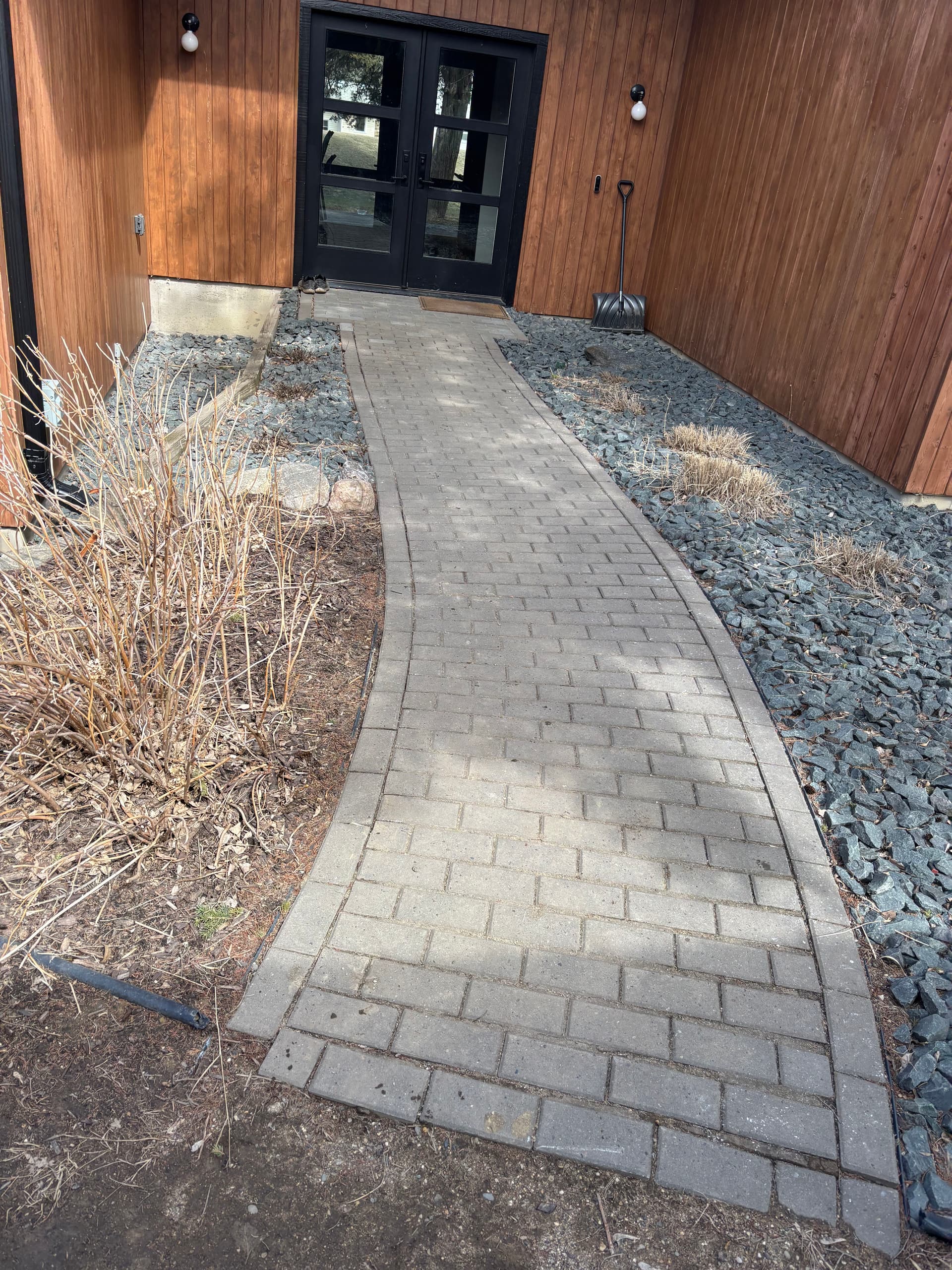 Gallery photos for New Concrete Sidewalk Installation Wraps a Full Property: Image #3