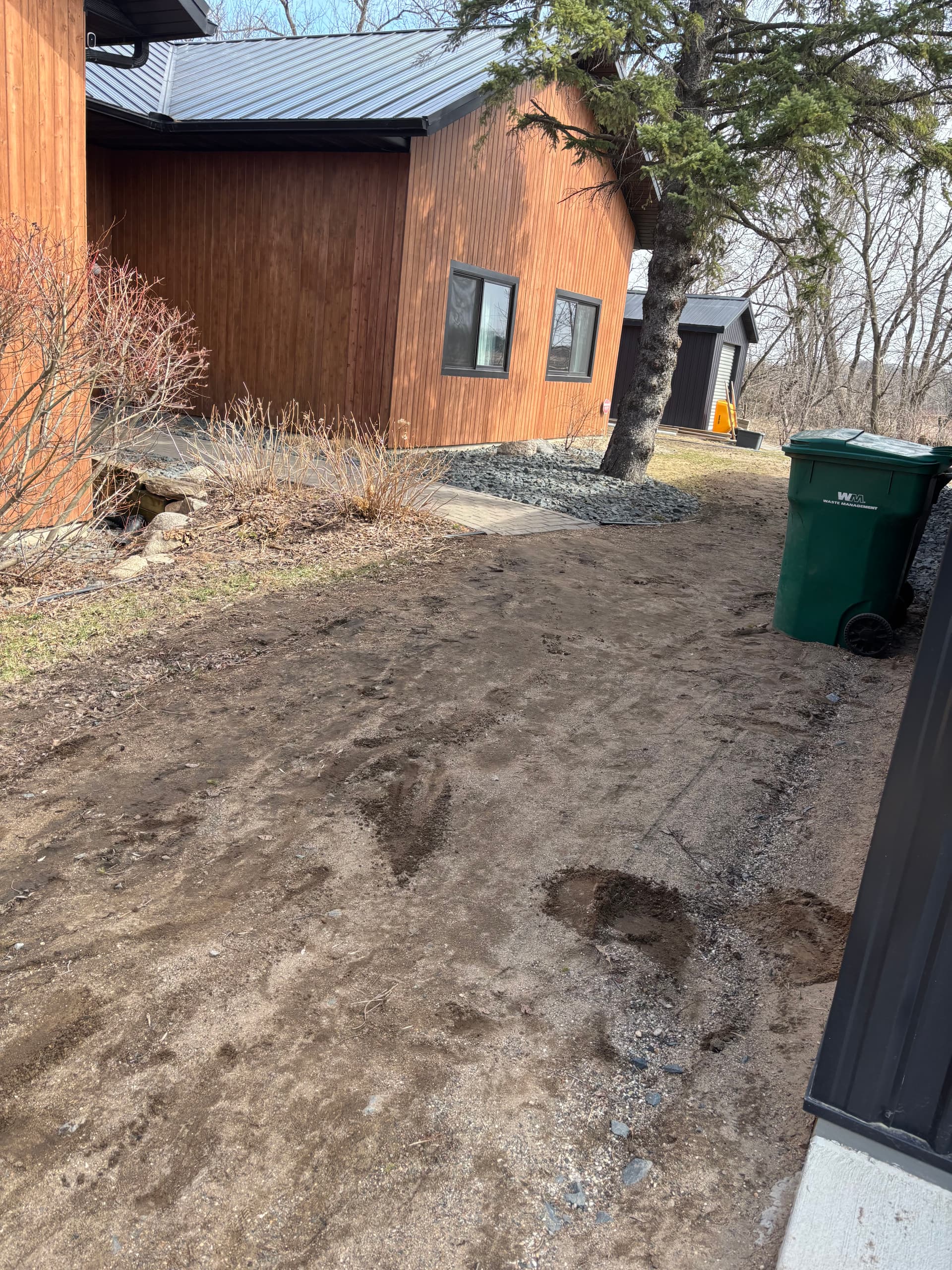 Gallery photos for New Concrete Sidewalk Installation Wraps a Full Property: Image #4
