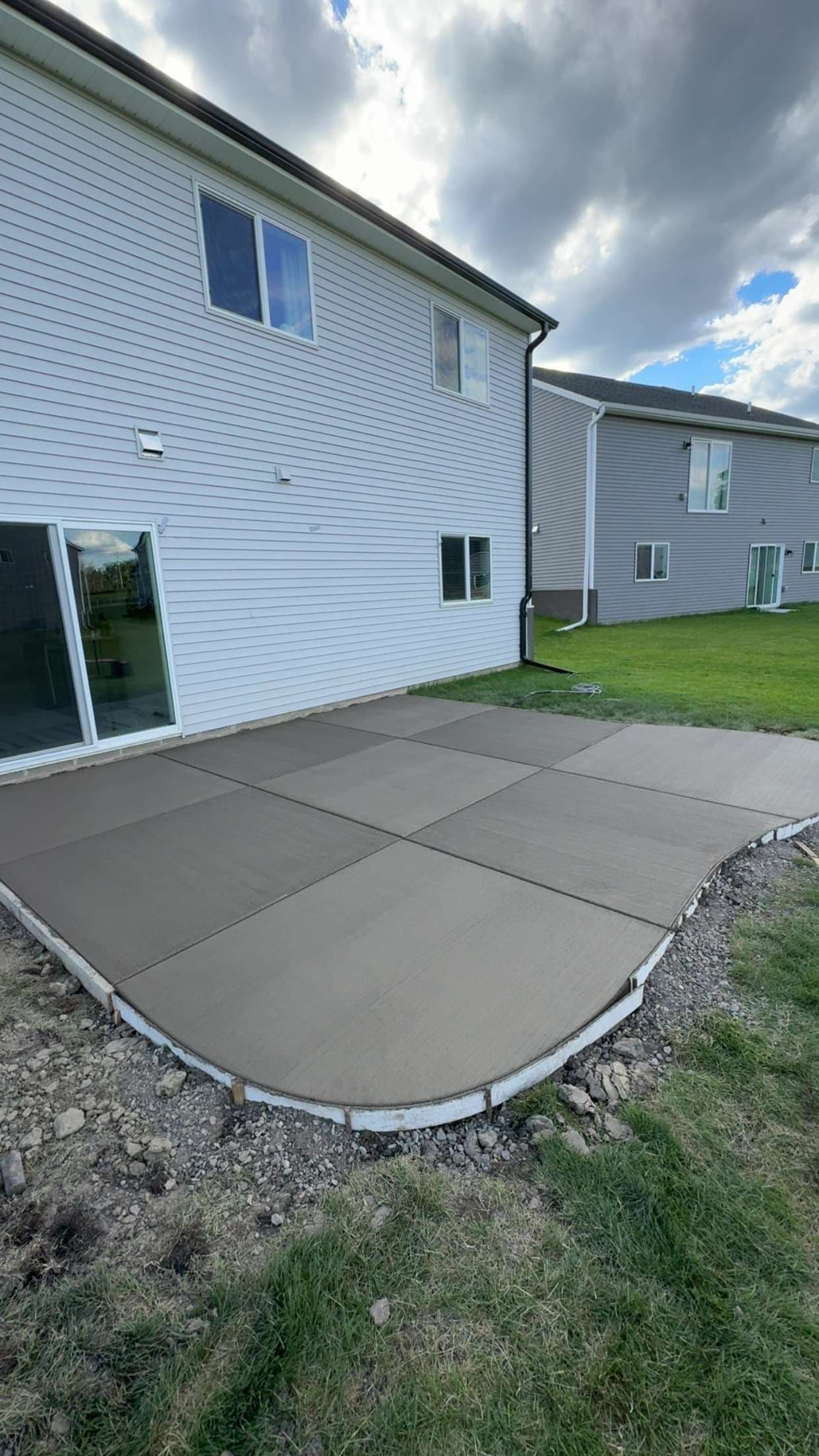 Gallery photos for From Rough Ground to Concrete Patio in Delano: Image #2