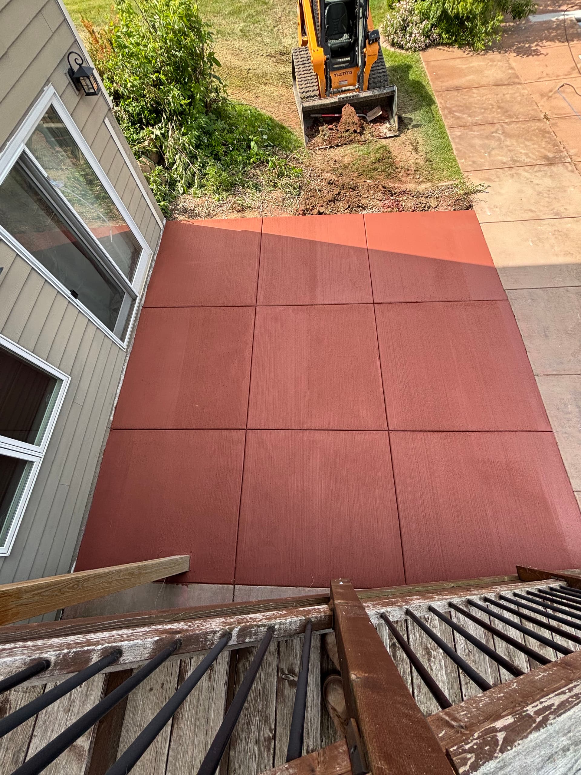 Gallery photos for Delano Backyard Patio Goes From Overgrown to Solid Concrete Flatwork: Image #3