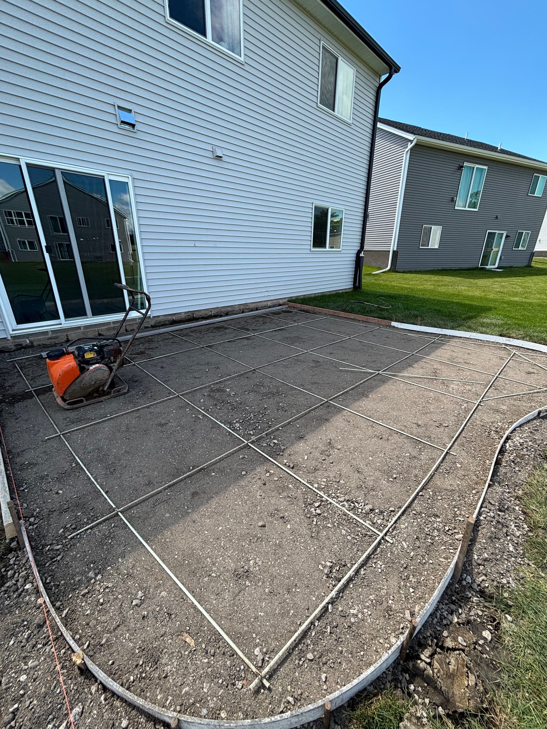 Gallery photos for From Rough Ground to Concrete Patio in Delano: Image #1