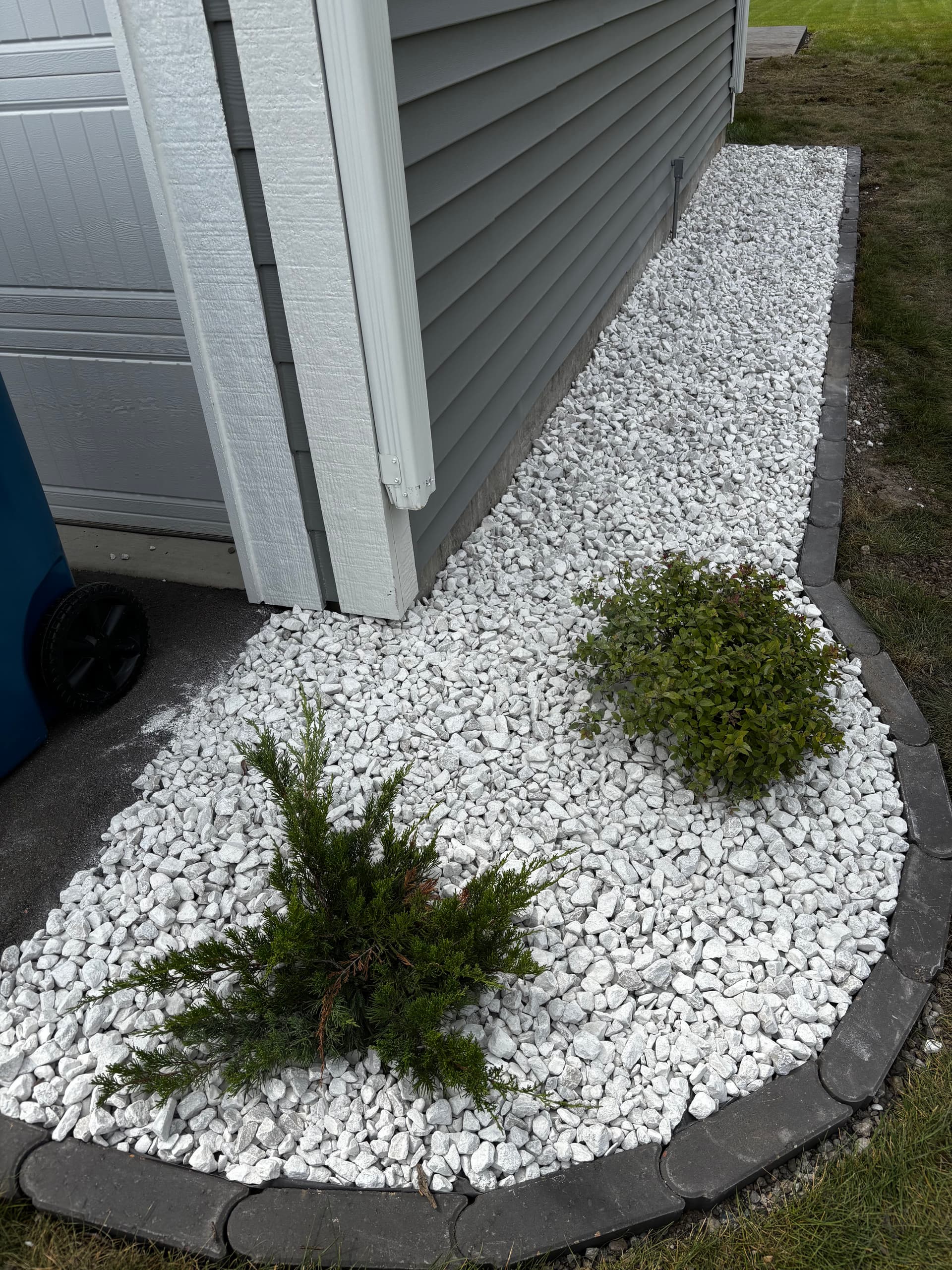 Gallery photos for Stamped Patio, Rock Beds, and Fresh Landscaping That Actually Holds Up: Image #3